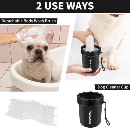 Dog & Cat Paw Cleaner Set – 7-in-1 Paw Washer Kit