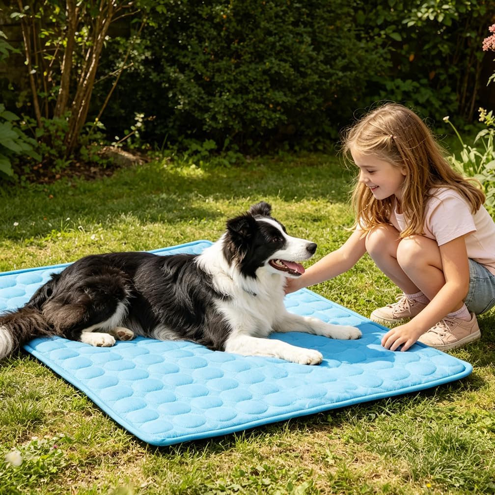 Dog Cooling Mat – Arc-Chill Technology, Washable Cooling Pad for Dogs & Cats