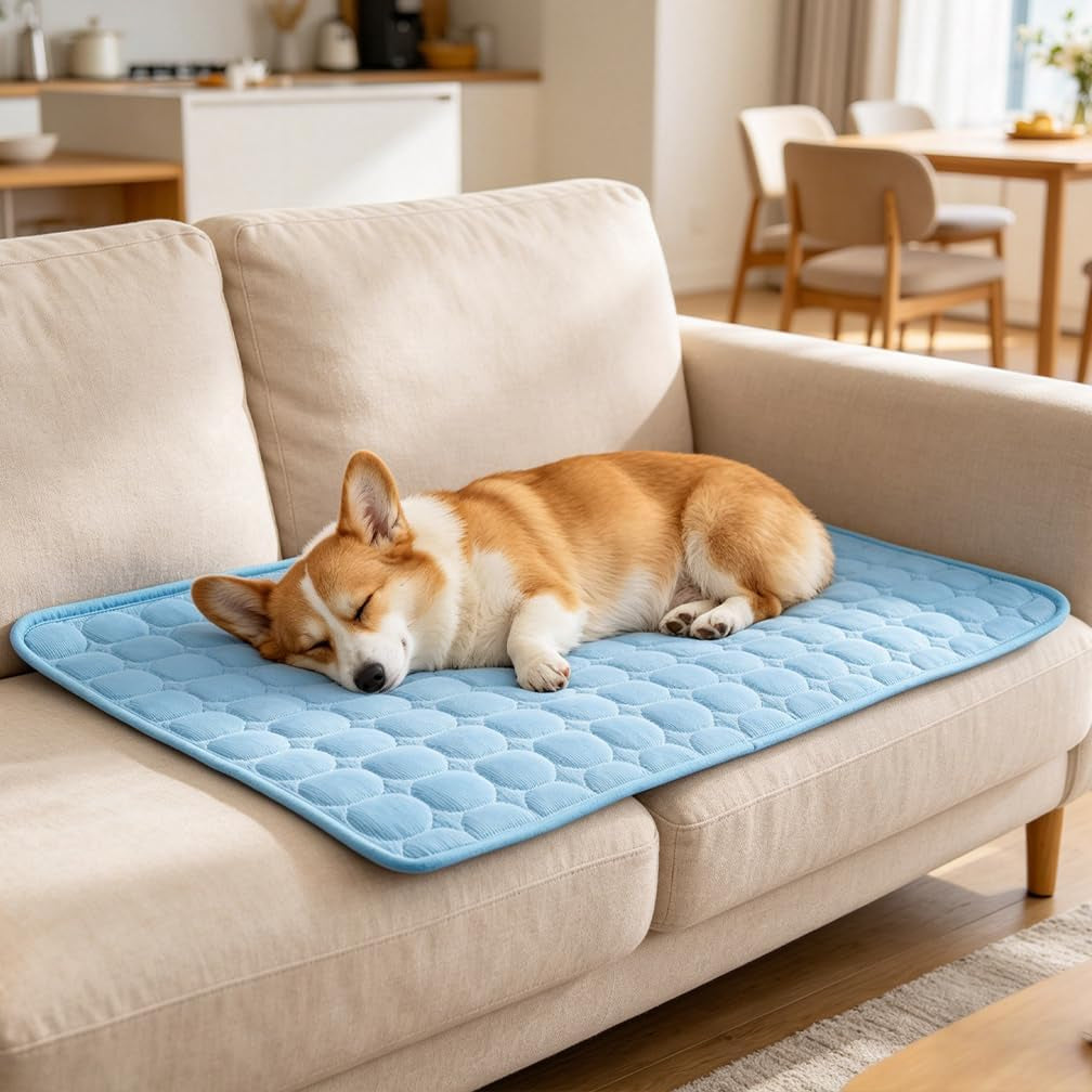 Dog Cooling Mat – Arc-Chill Technology, Washable Cooling Pad for Dogs & Cats