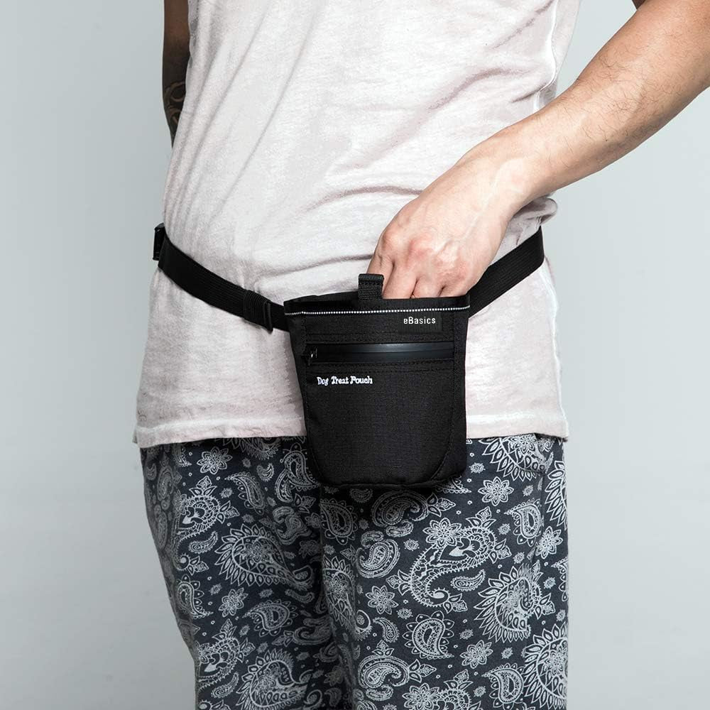 Dog Training Treat Pouch – Waist Clip, One-Hand Access