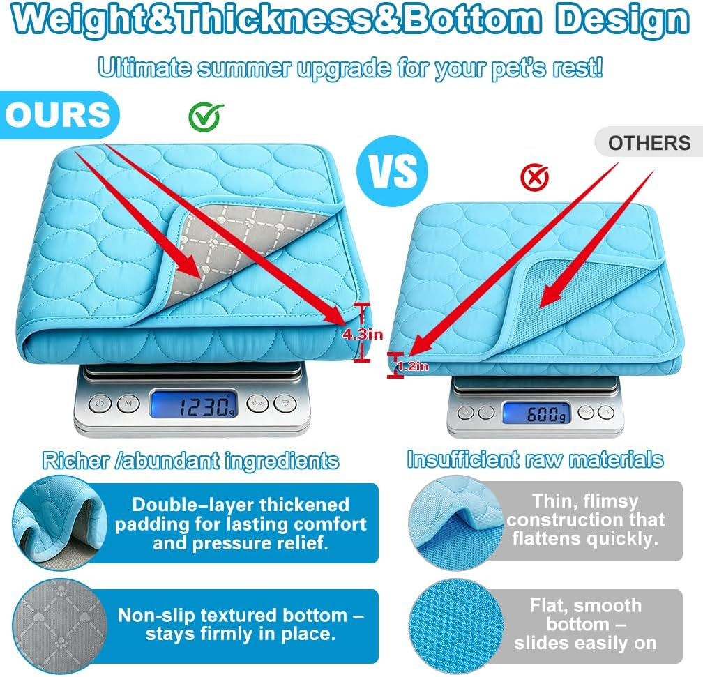Dog Cooling Mat – Arc-Chill Technology, Washable Cooling Pad for Dogs & Cats