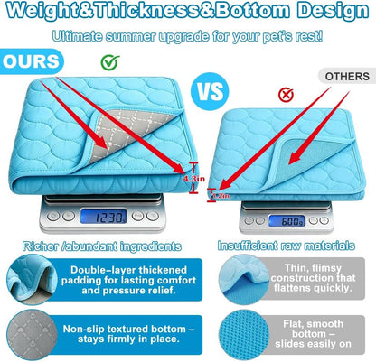 Dog Cooling Mat – Arc-Chill Technology, Washable Cooling Pad for Dogs & Cats