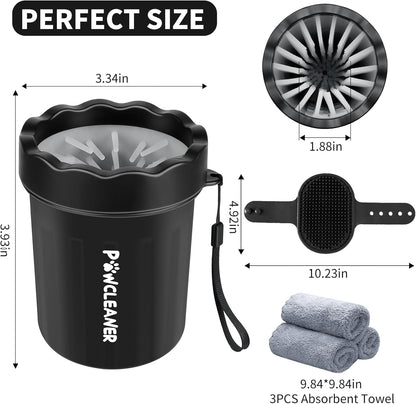 Dog & Cat Paw Cleaner Set – 7-in-1 Paw Washer Kit
