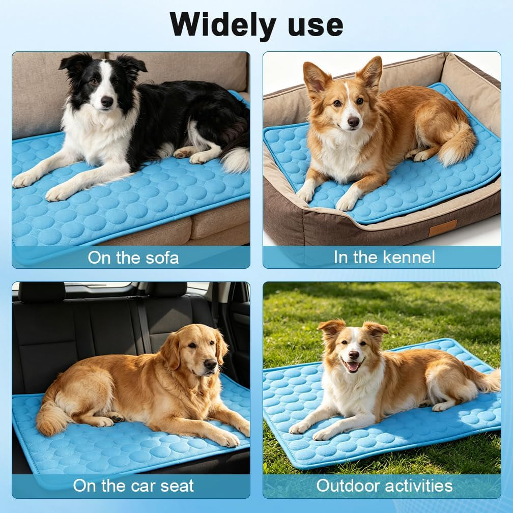 Dog Cooling Mat – Arc-Chill Technology, Washable Cooling Pad for Dogs & Cats