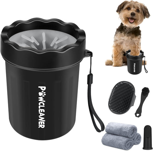 Dog & Cat Paw Cleaner Set – 7-in-1 Paw Washer Kit